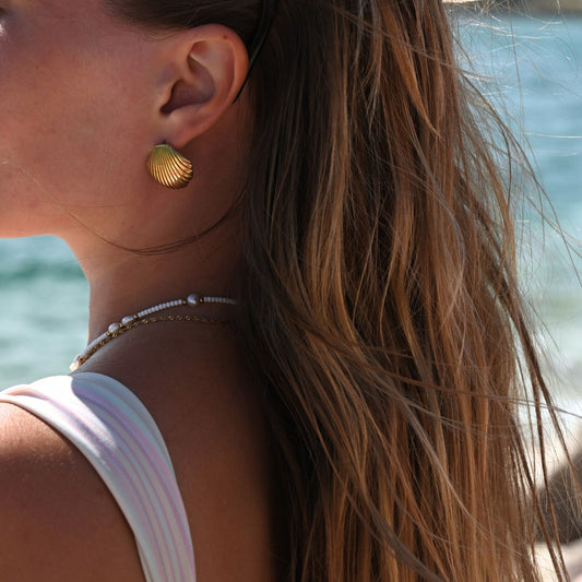 Large Shell Earrings