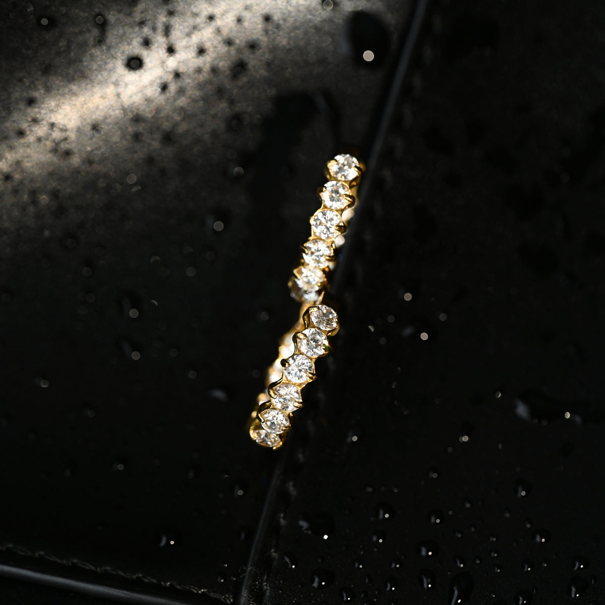 Full Crystal Hoops