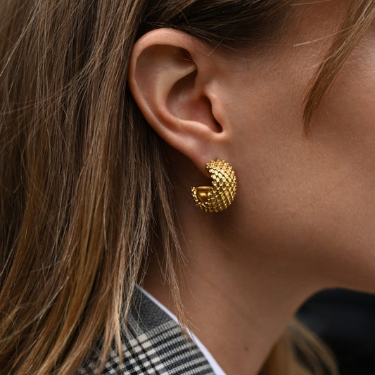 Statement Mesh Earrings