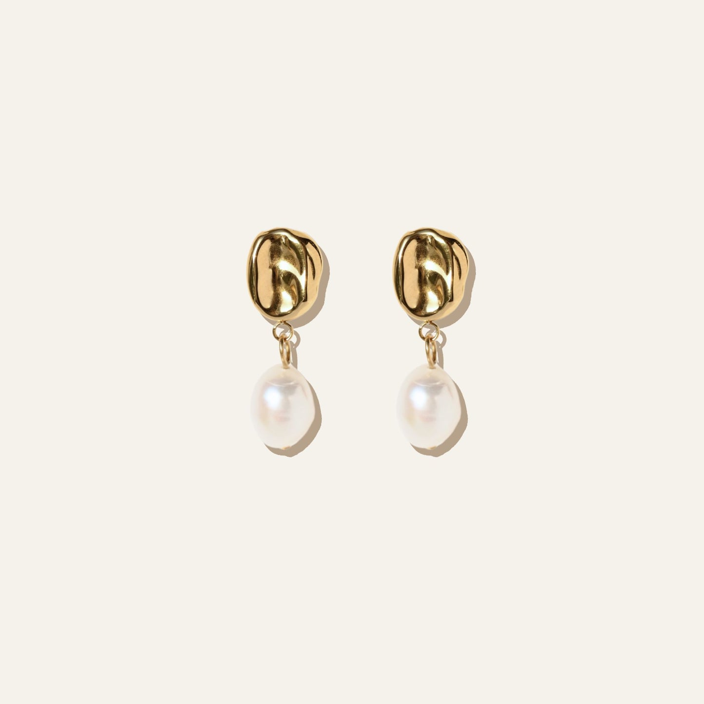 Organic Pearl Earrings