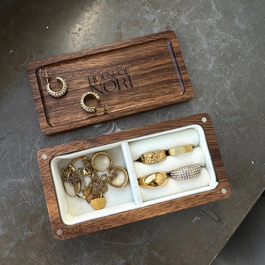 Small Walnut Jewellery Box