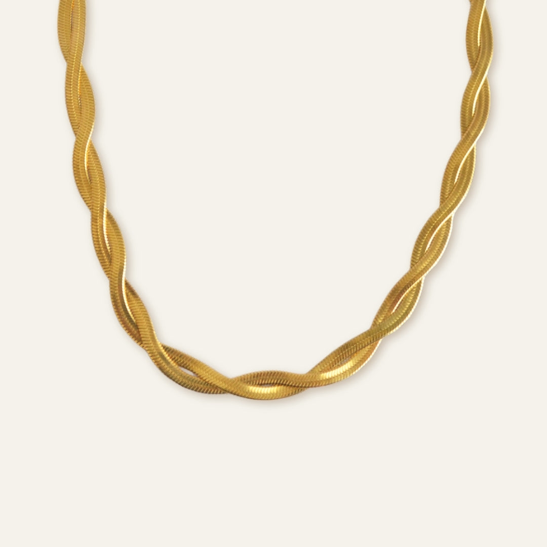 Twisted Snake Chain Necklace