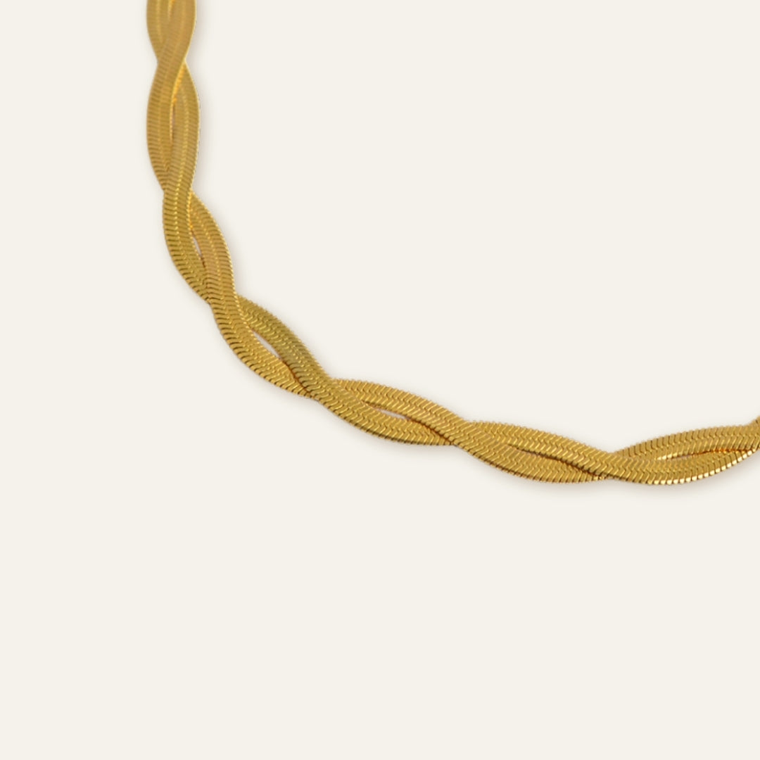 Twisted Snake Chain Necklace