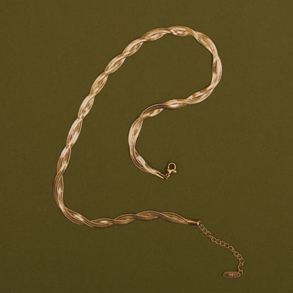 Twisted Snake Chain Necklace