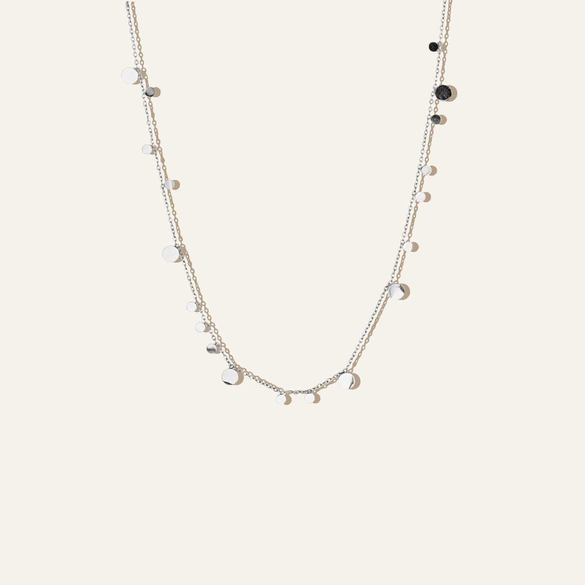 Sprinkles Necklace Silver
