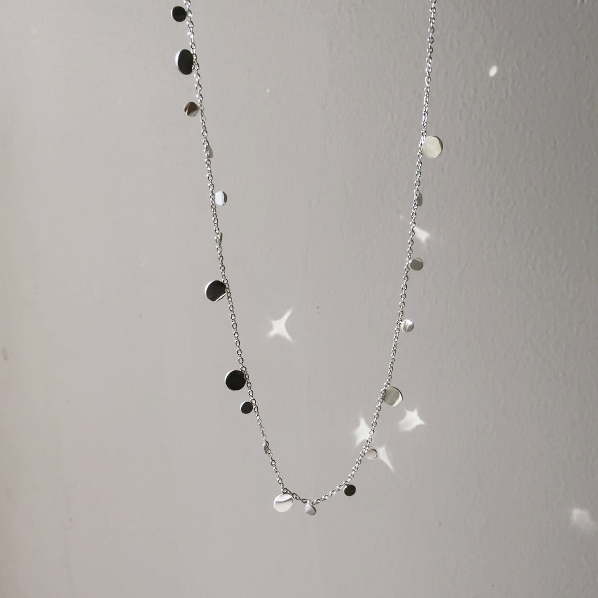 Sprinkles Necklace Silver