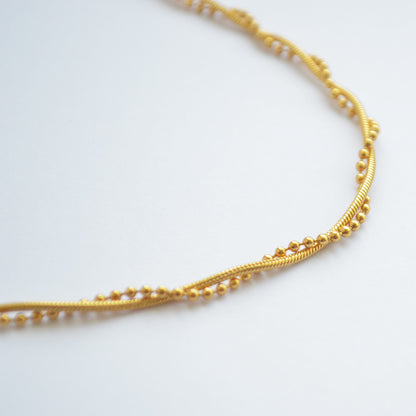 Two Twisted Chains Necklace