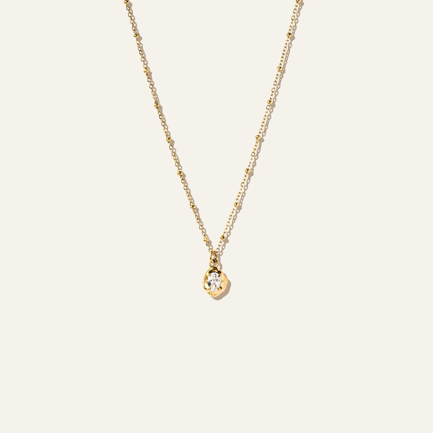Crystal Nugget Necklace