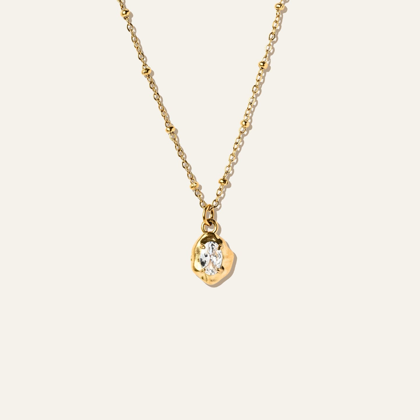 Crystal Nugget Necklace