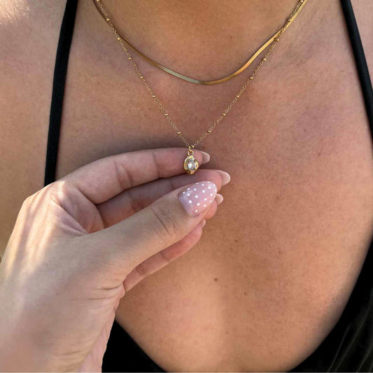 Crystal Nugget Necklace