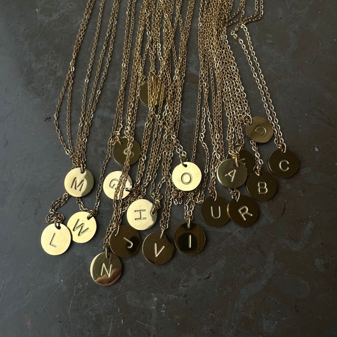 Letter Pendant Necklace