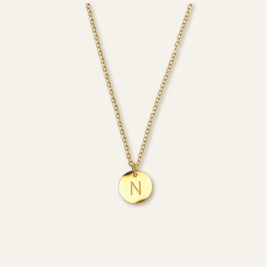 Letter Pendant Necklace