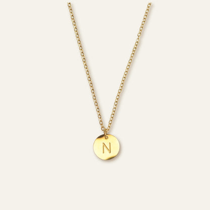 Letter Pendant Necklace