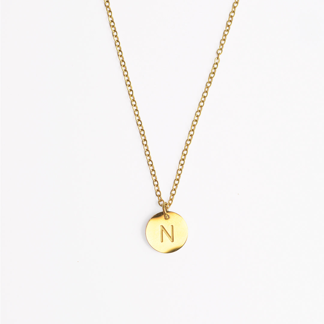 Letter Pendant Necklace