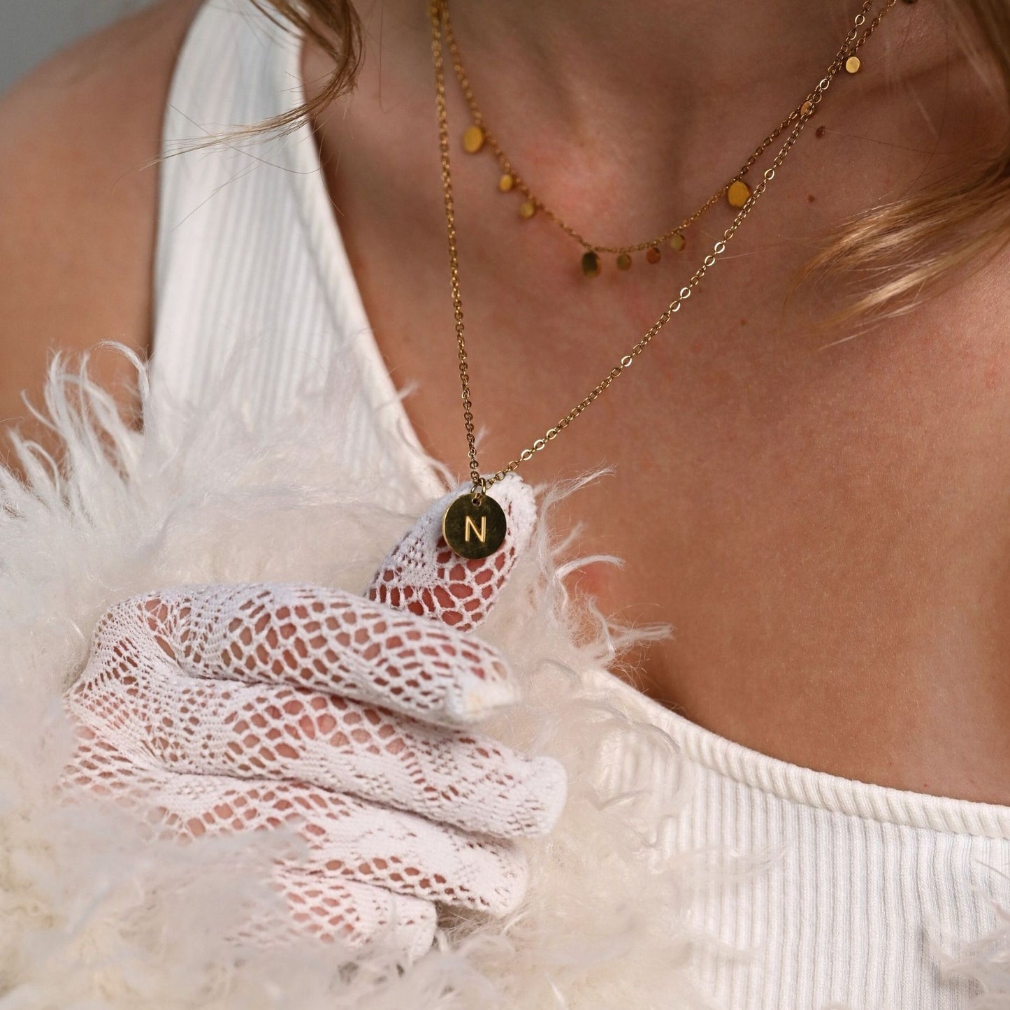 Letter Pendant Necklace