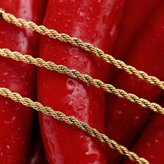 Twisted Rope Chain Necklace
