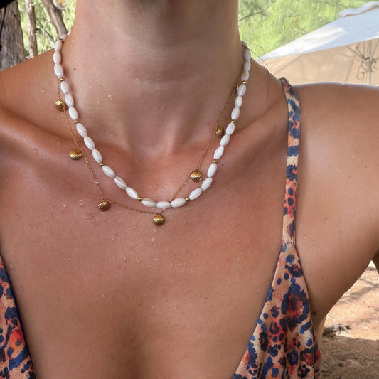 Small Shells Pendant Necklace