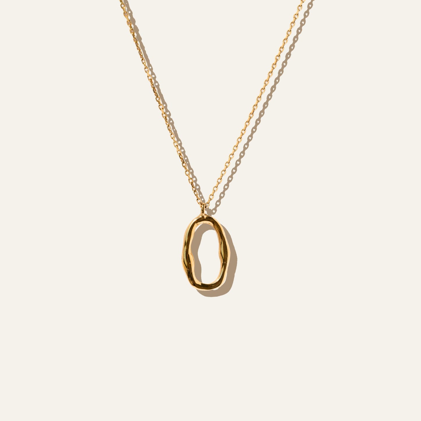 Oval Pendant Necklace