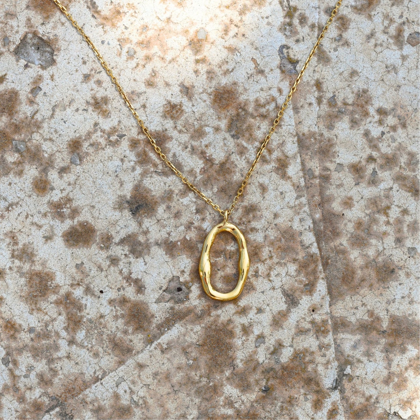 Oval Pendant Necklace