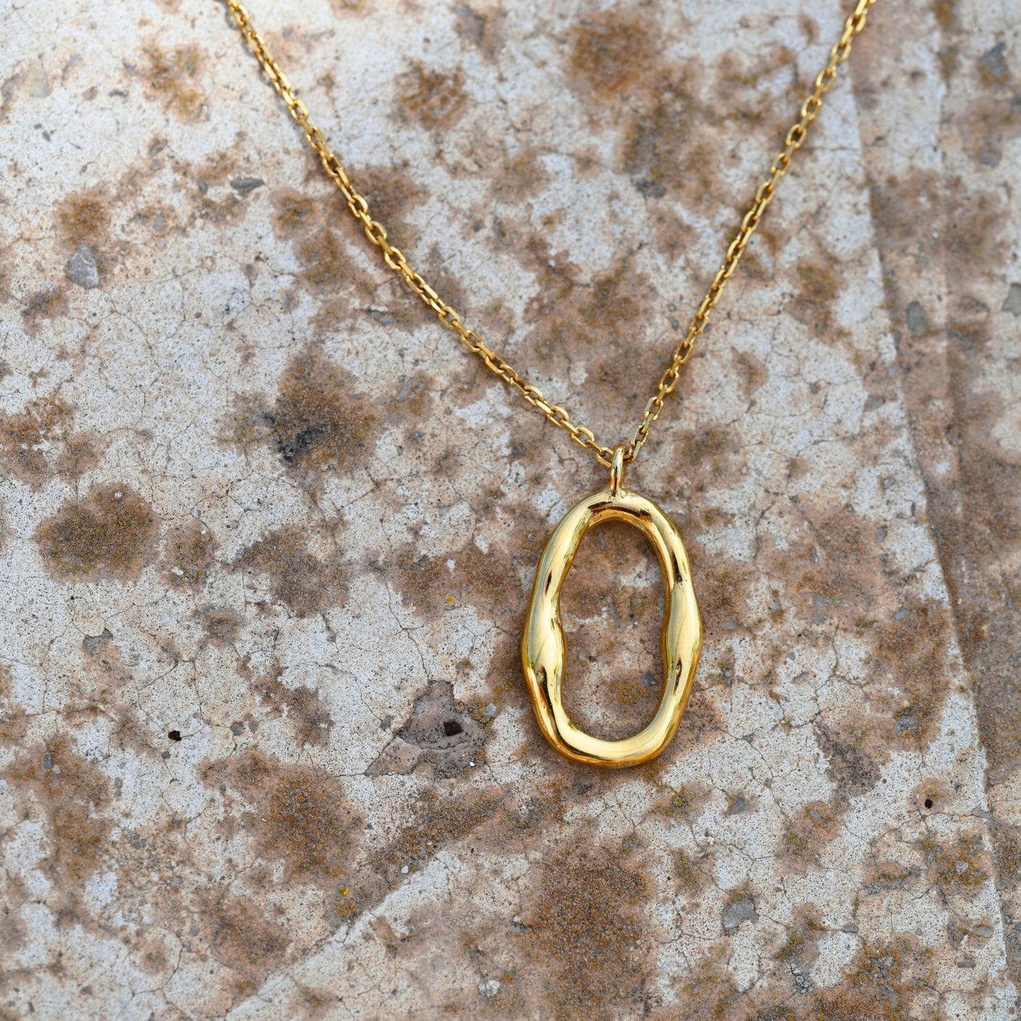 Oval Pendant Necklace