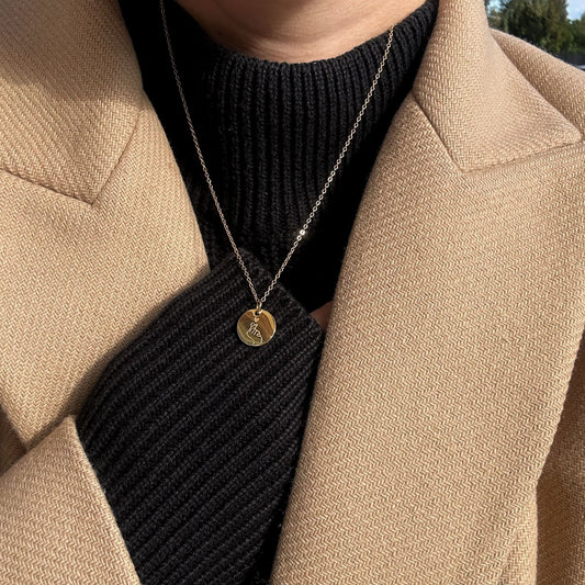 Engraved Heart Sign Necklace