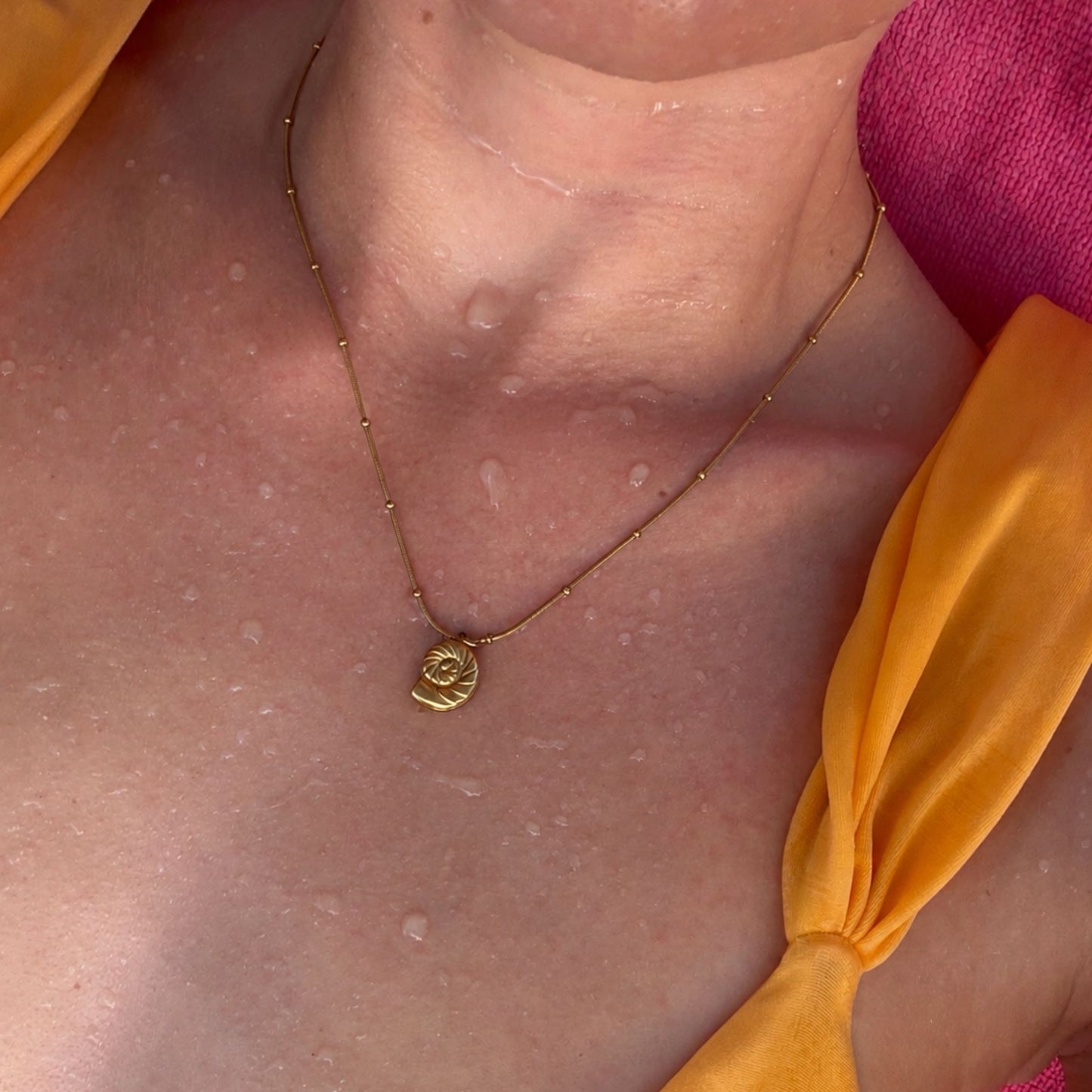 Spiral Shell Necklace
