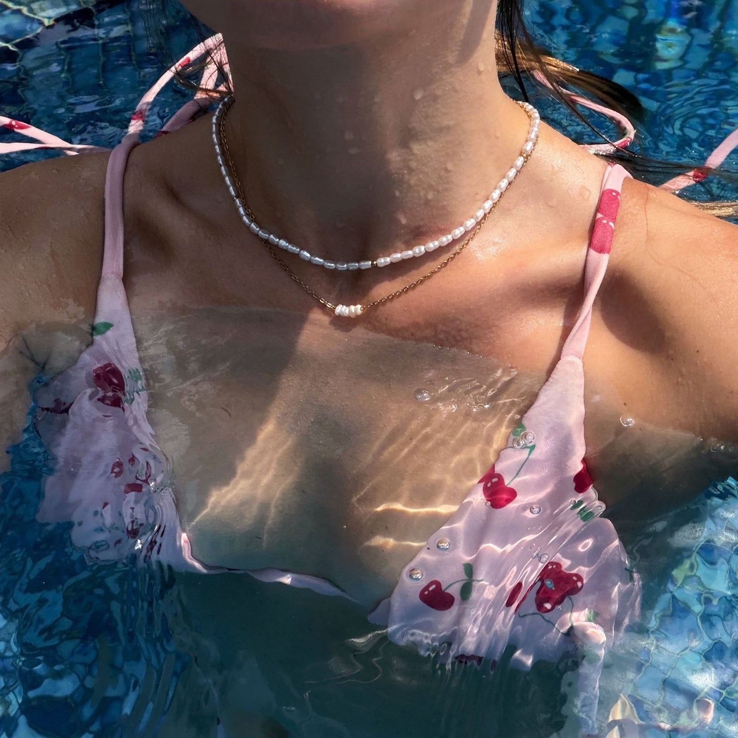 Stacked Pearls Necklace