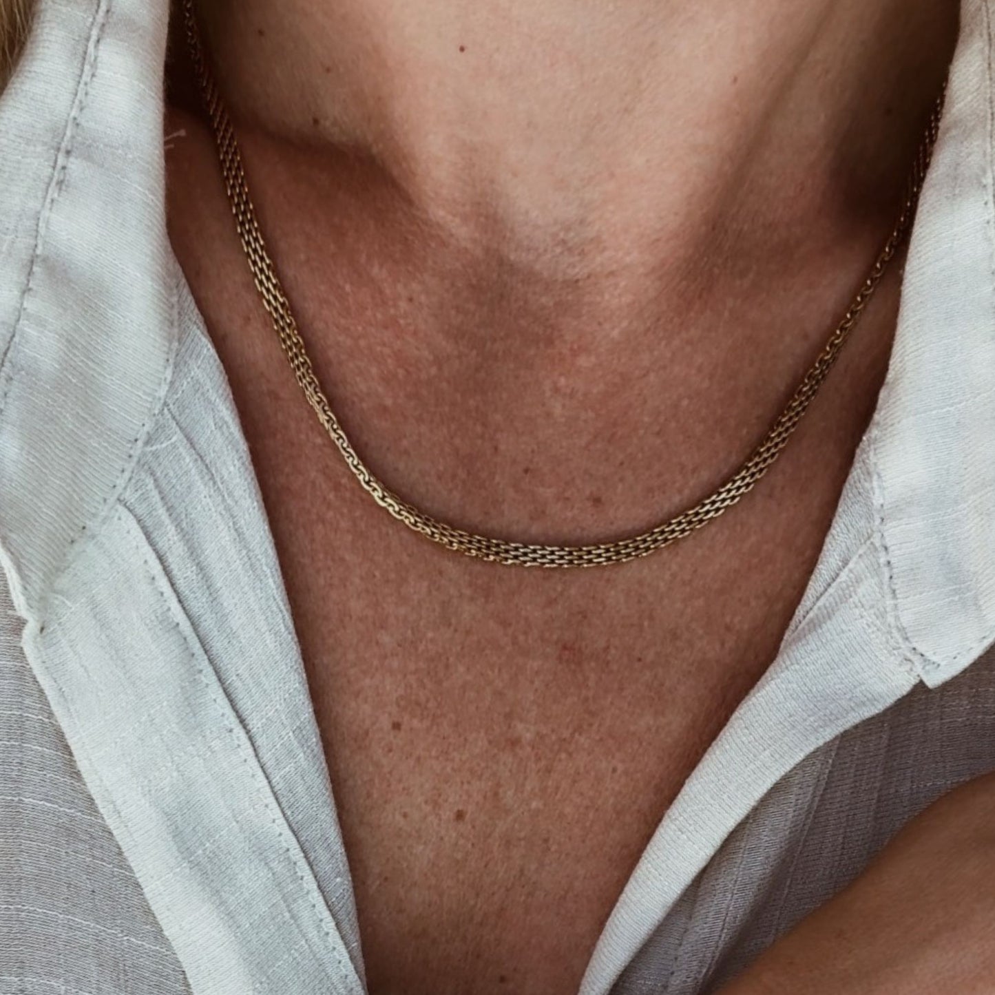 Thin Mesh Necklace
