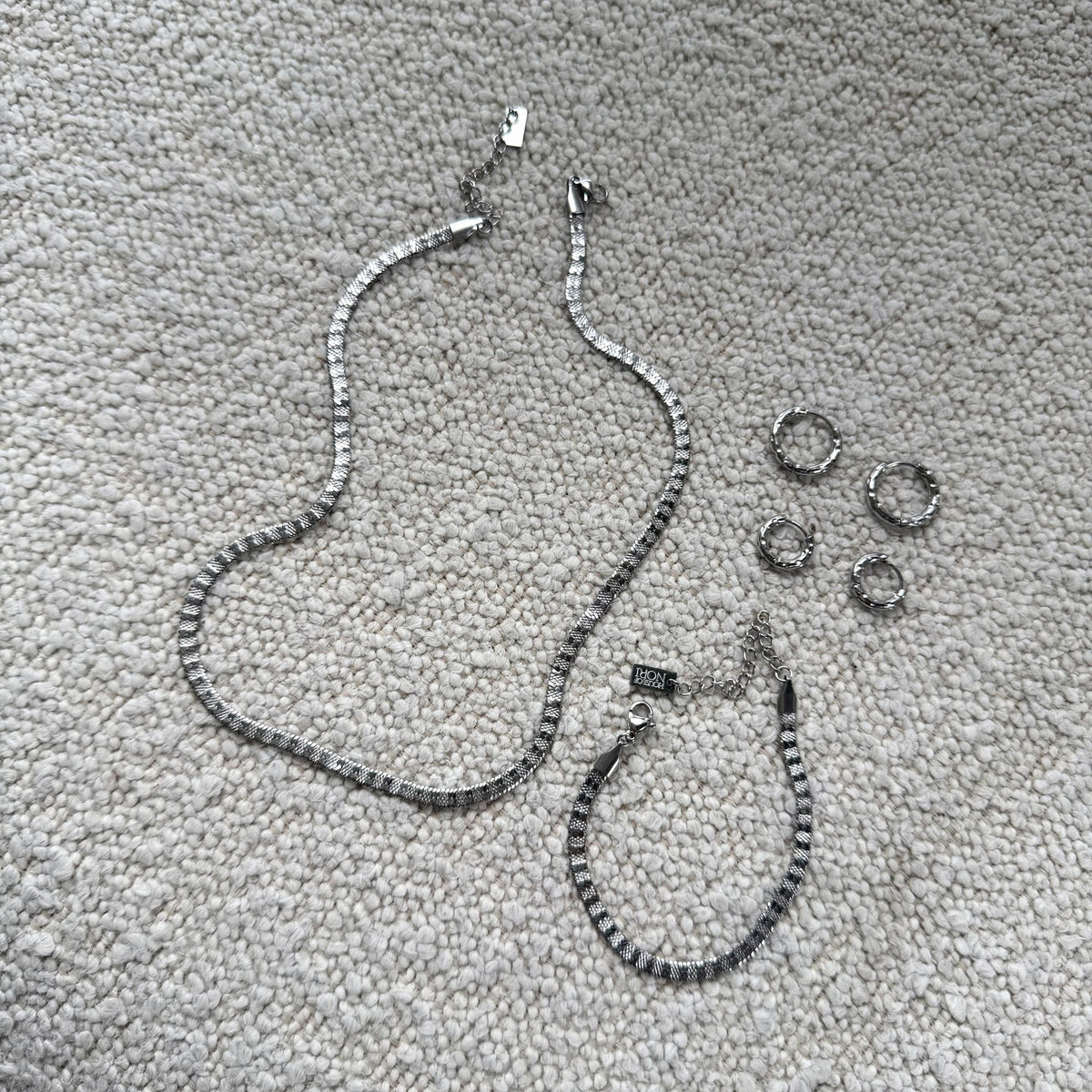 2-Pack Classic Hoops Silver