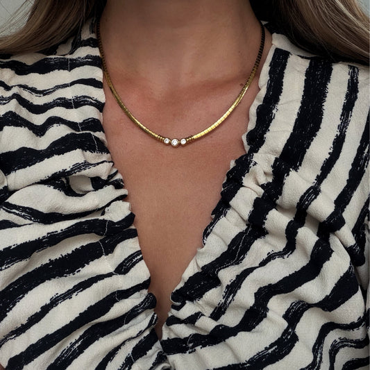 Omega Crystal Necklace