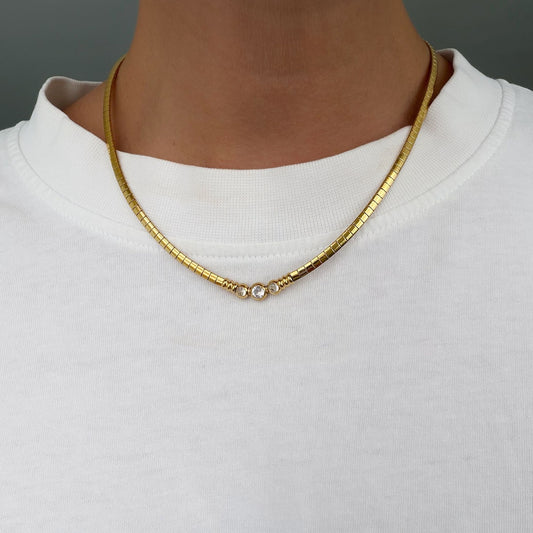 Omega Crystal Necklace