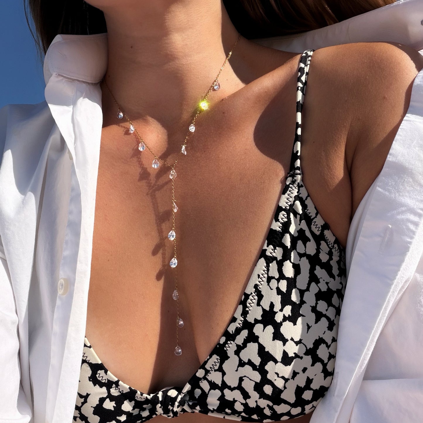 Crystal Y-Necklace