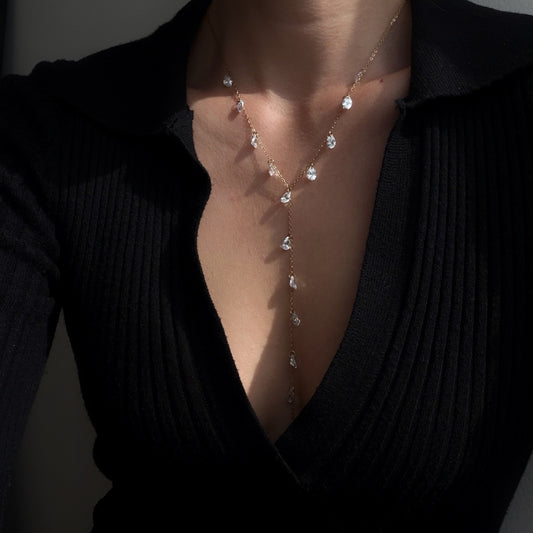Crystal Y-Necklace