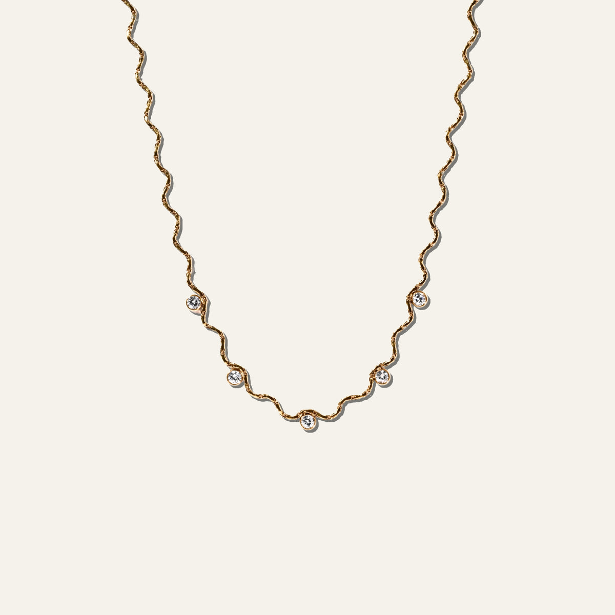 Wave Crystal Necklace