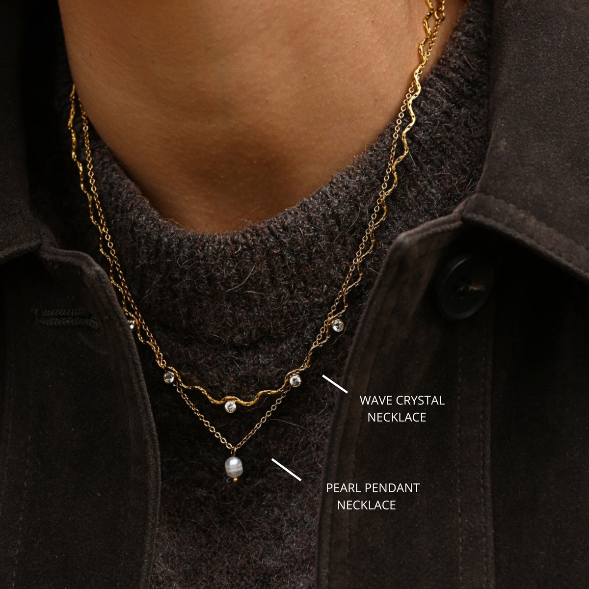 Wave Crystal Necklace