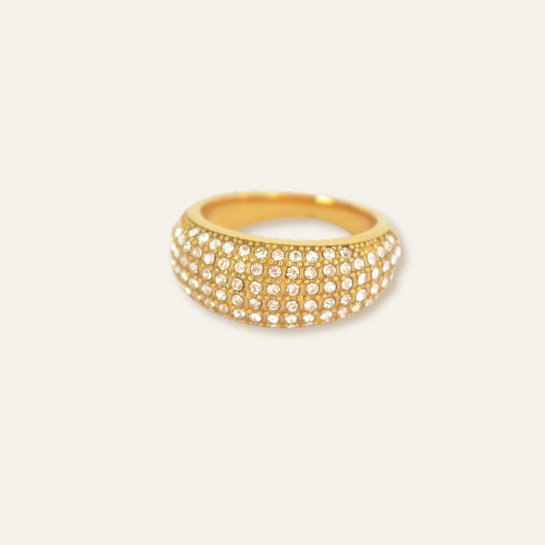 Statement Pave Crystal Ring