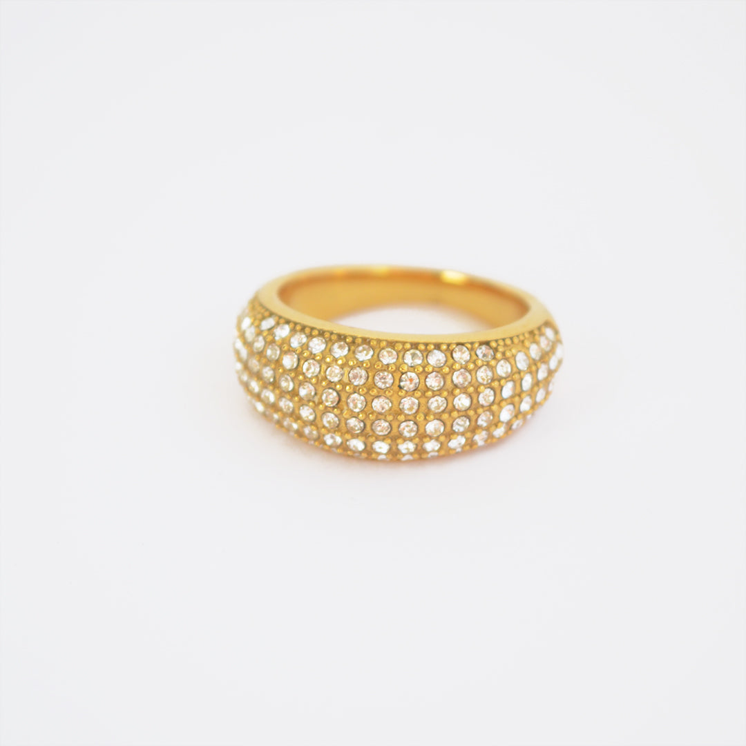 Statement Pave Crystal Ring
