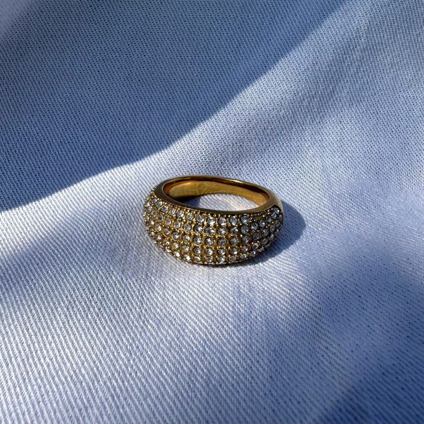 Statement Pave Crystal Ring