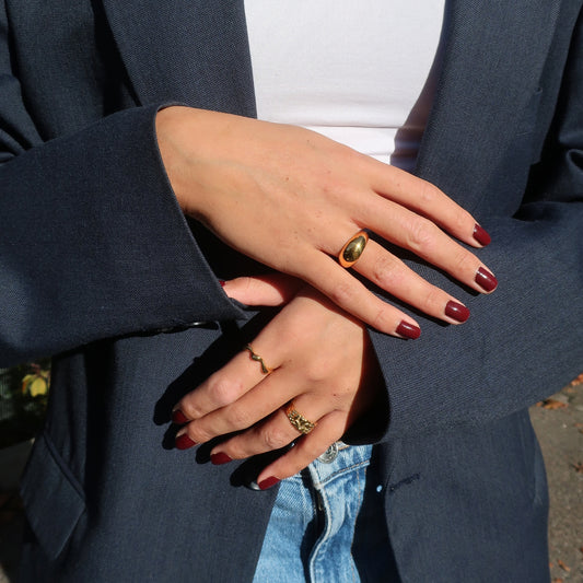 Chunky Statement Gold Ring