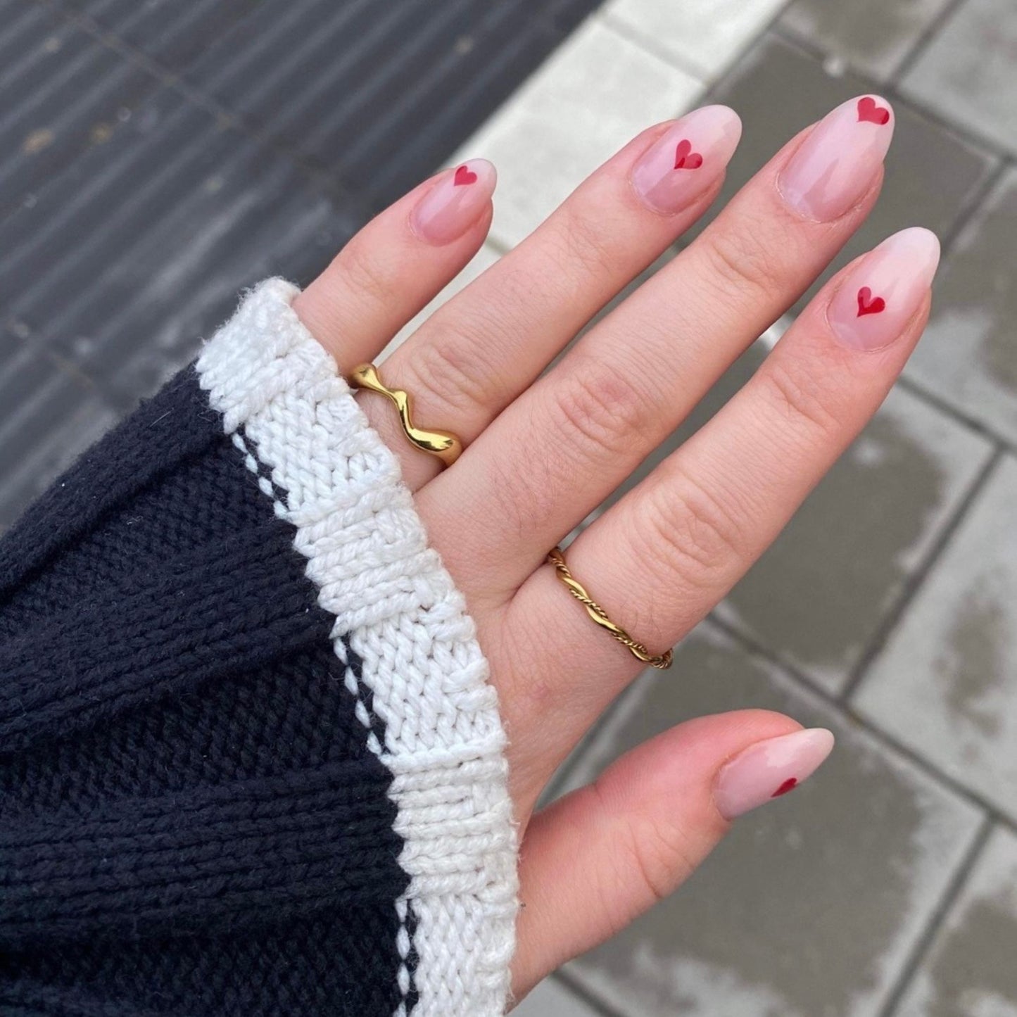 Thin Twisted Rope Ring