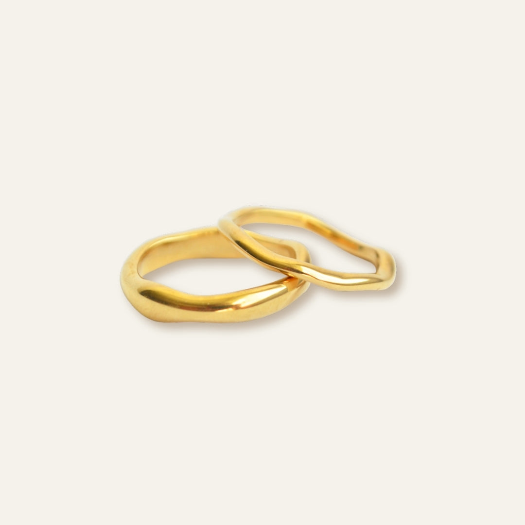 2-Pack Irregular Rings