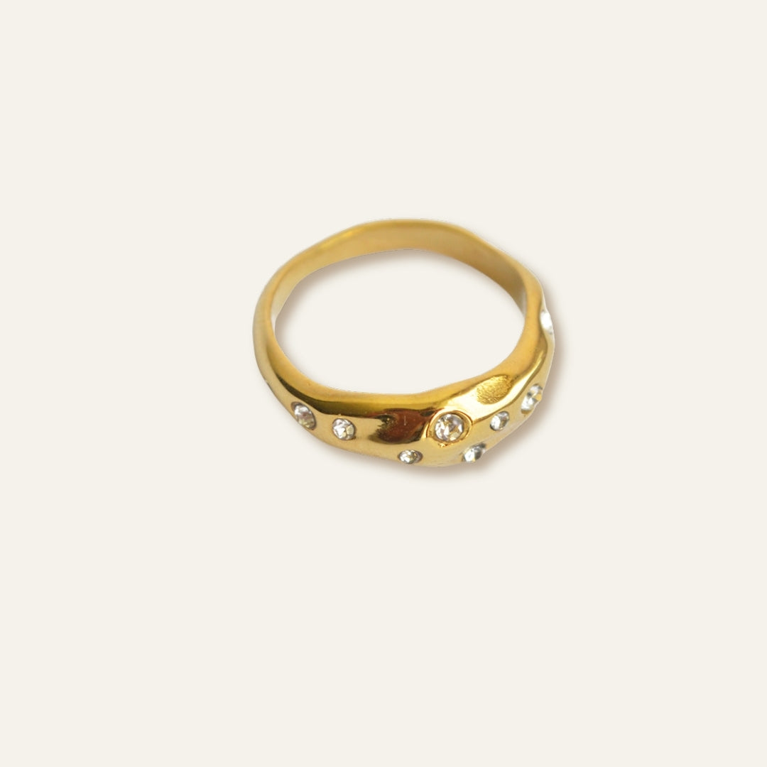 Chunky Zirconia Ring