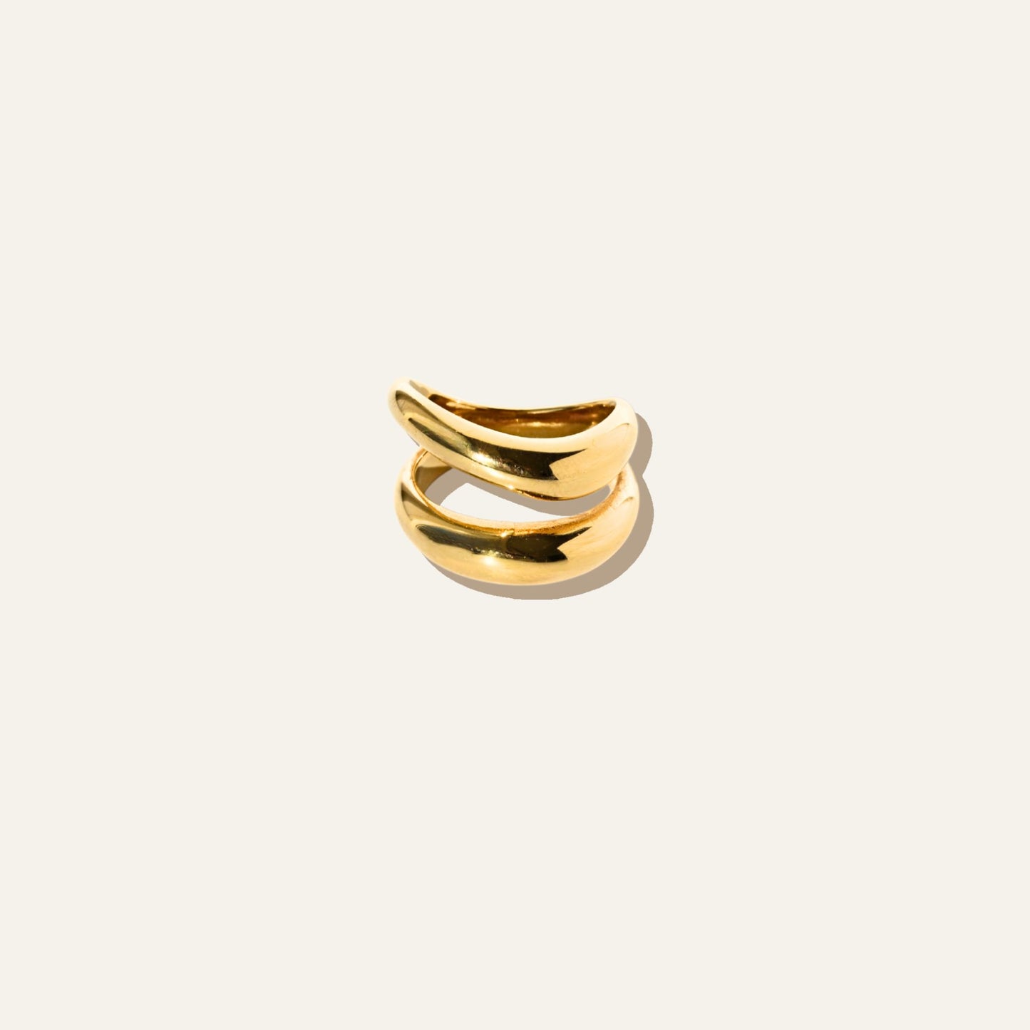 Double Layer Irregular Ring