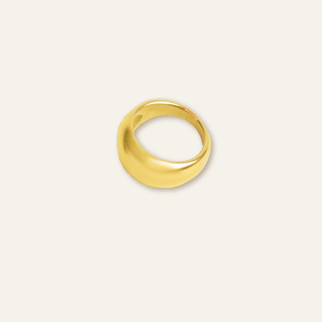 Chunky Statement Gold Ring