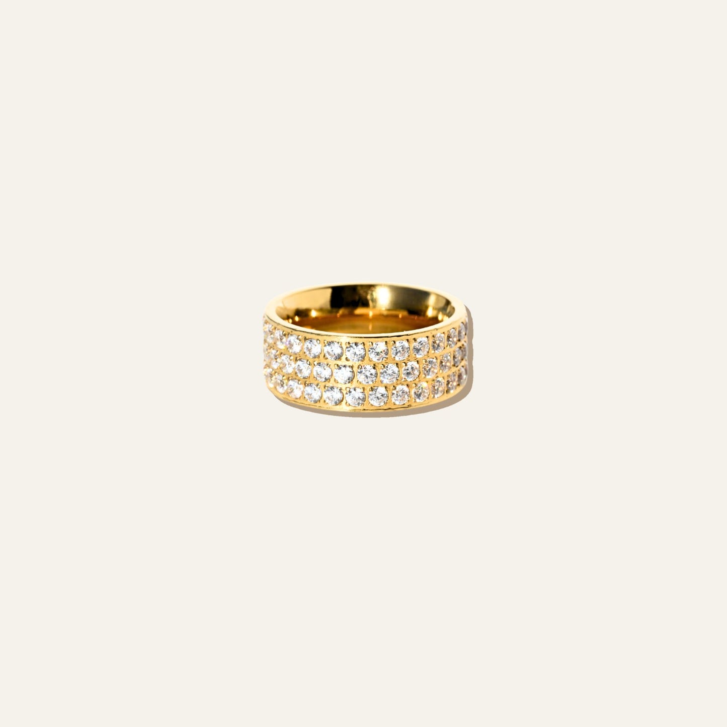 Zirconia Pave Band Ring