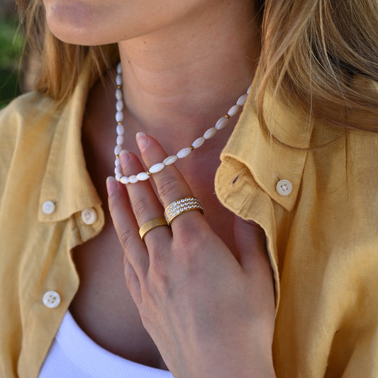 Zirconia Pave Band Ring