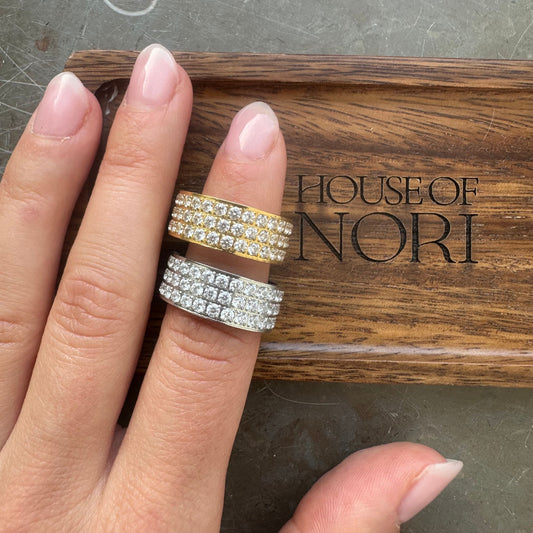 Zirconia Pave Band Ring