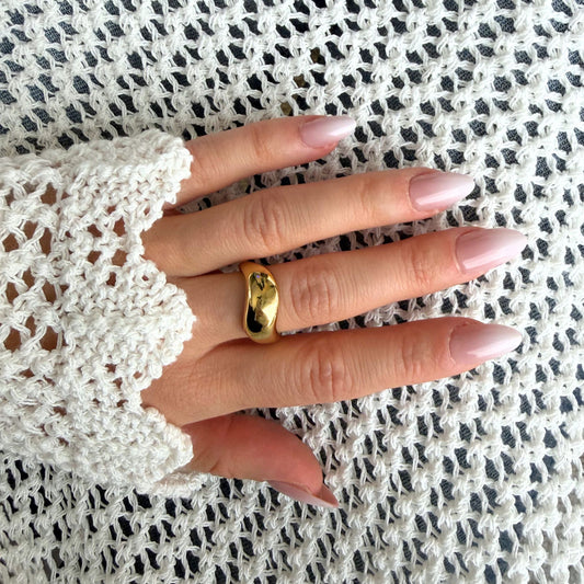 Bold Wave Ring