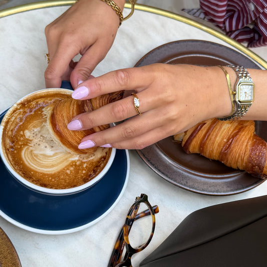 Marquise Curve Ring