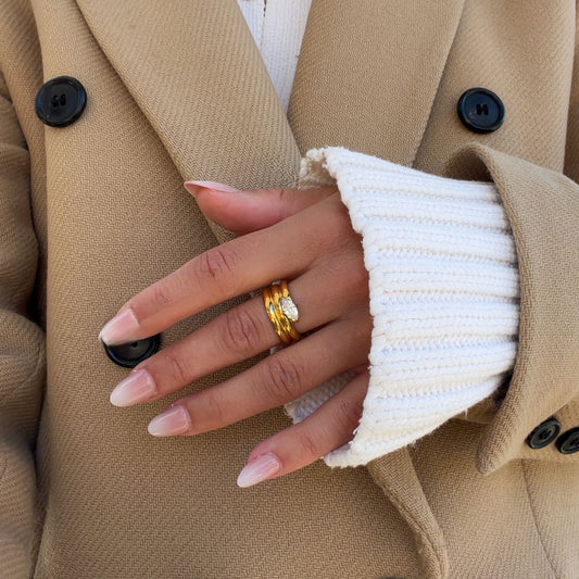 Marquise Stacking Ring
